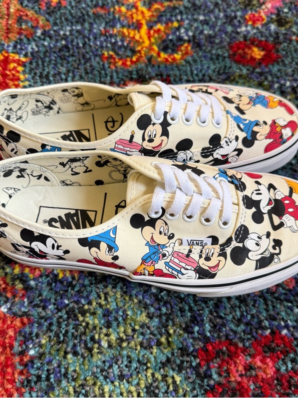 Rare Vans x Mickeys 90th birthday authentics Disney - Picture 5 of 13